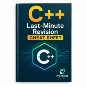"C++ Last-Minute Revision Cheat Sheet"